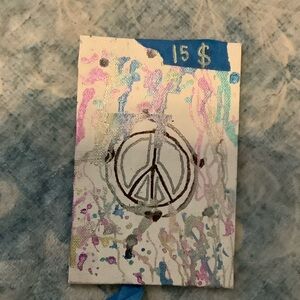 Colorful Peace Sign Canvas Art